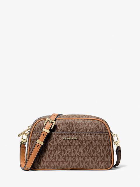 Jet Set Small Signature Logo Camera Crossbody Bag