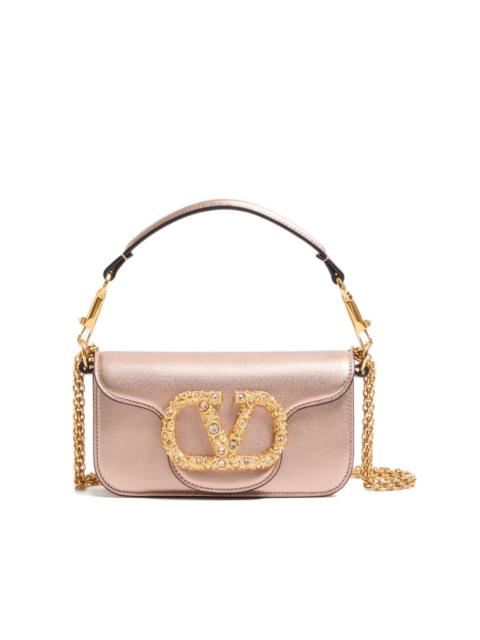 small Locò jewel-logo leather shoulder bag