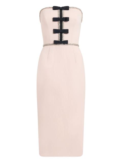 Odette bow embellished dress