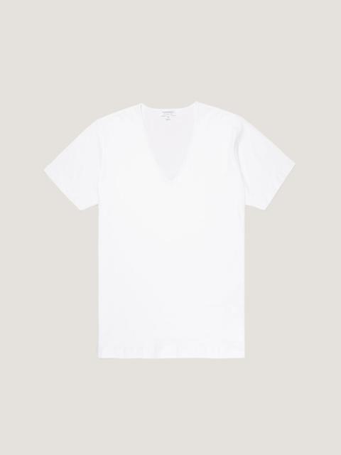 Superfine Cotton V‑Neck Underwear T‑shirt