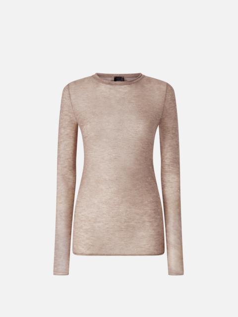CREW-NECK SWEATER WITH SEQUINS