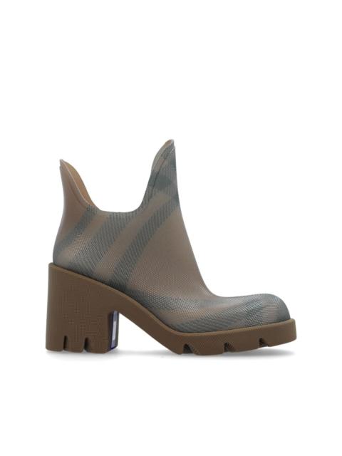 65mm Marsh checked rubber boots