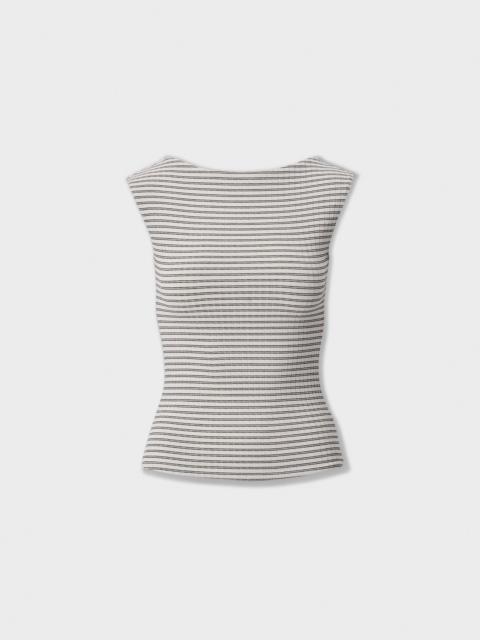 Luca Striped Reversible Tee