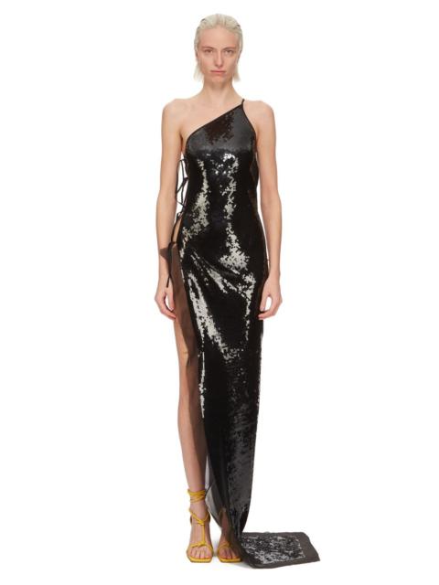 Taco sequined silk gown
