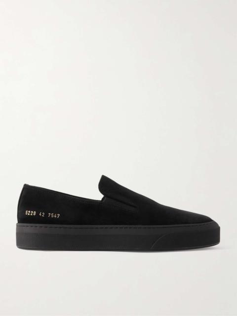 Suede Slip-On Sneakers