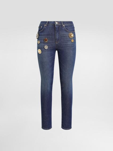 5-pocket denim trousers