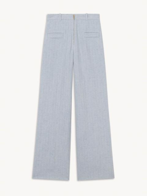 Pinstripe trousers