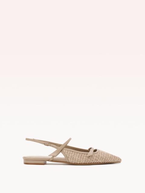 TITA RAFFIA FLAT CHALK