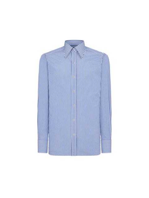 LIGHT BATON STRIPE SLIM FIT SHIRT