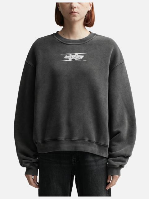 BLADE LOGO-EMBOSSED SWEATSHIRT
