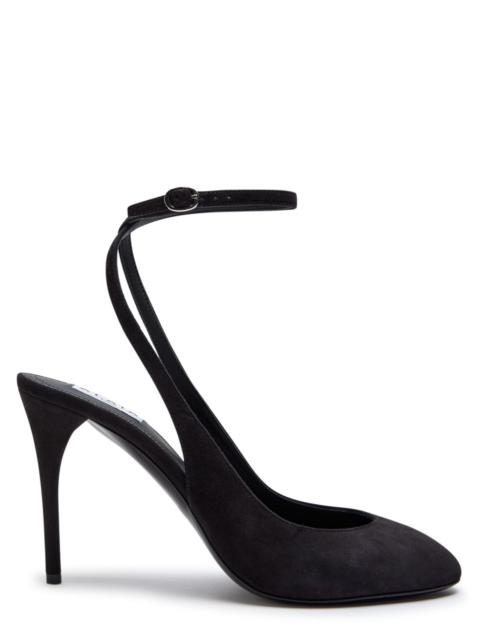 Alaïa Decollete 90 Suede Slingback Pumps