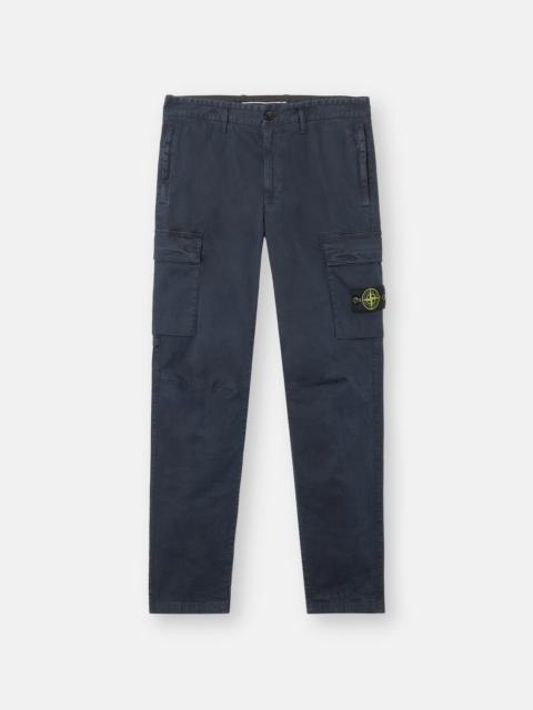 3100051 ORGANIC COTTON STRETCH BROKEN TWILL 'OLD' EFFECT