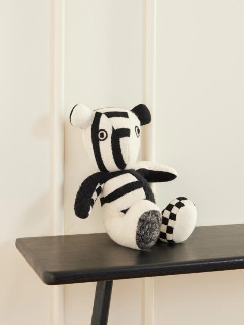 Elder Striped Cashmere Teddy Bear
