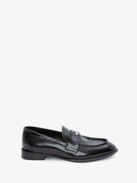 Seal Logo Loafer in Black/silver