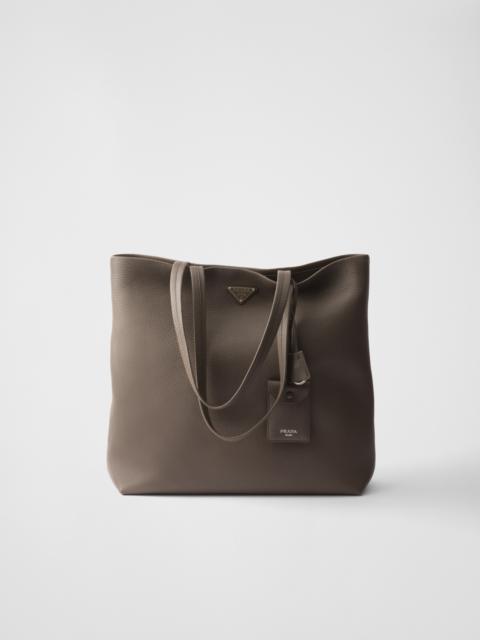 Leather tote