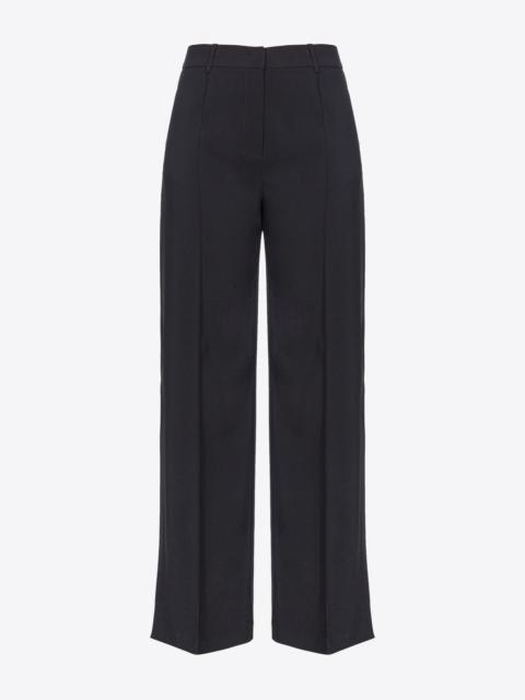 WIDE-LEG TROUSERS WITH SIDE SLIT