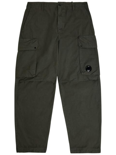 C.P. Company Straight-leg Cotton-poplin Cargo Trousers
