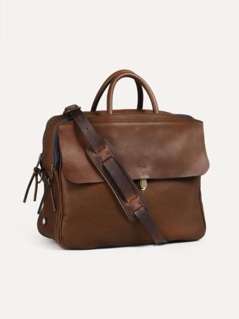 ZEPPO BUSINESS BAG  -  AMBER BROWN / E PURE