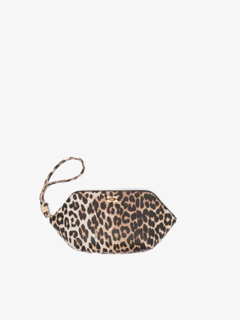 BOU MAKE UP POUCH IN GRAINED LEOPARD