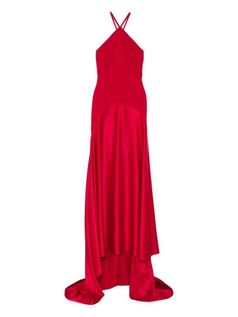 halter maxi dress