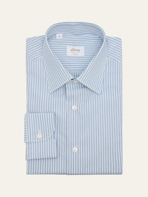 Men's Giza 87 Cotton Multi-Stripe Dress Shirt