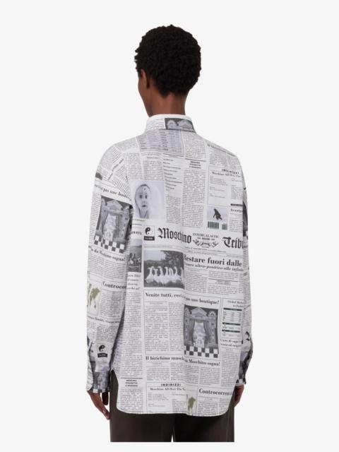PRINTED COTTON POPLIN SHIRT
