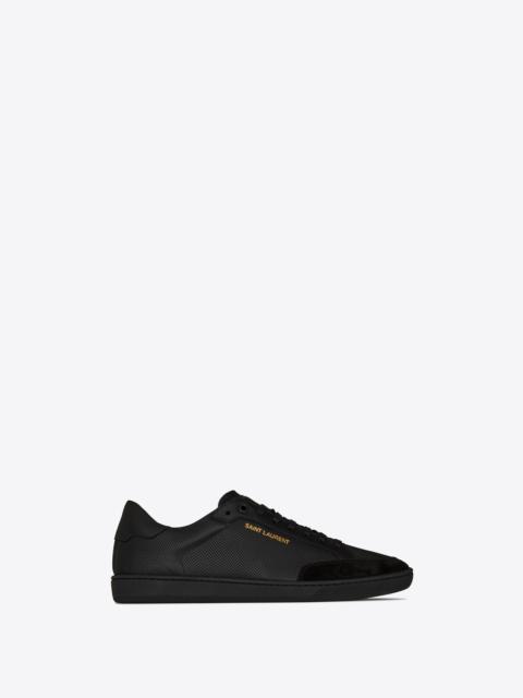 court classic sl/10 sneakers in perforated leather and suede