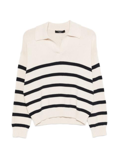 long-sleeve striped sweater
