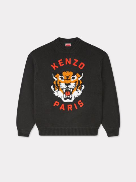 'Lucky Tiger' embroidered jumper