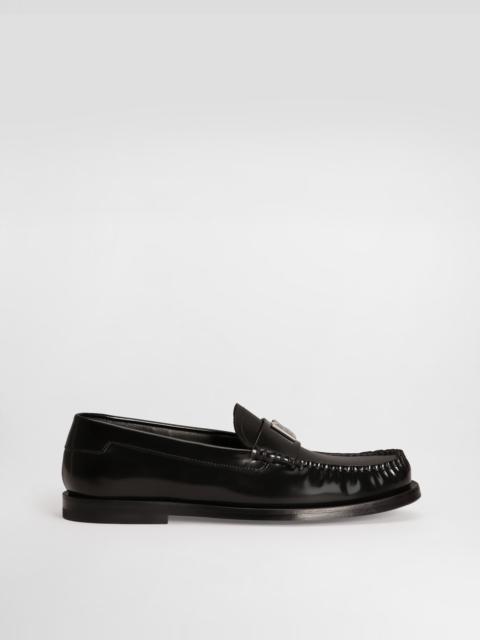 Polished calfskin loafers