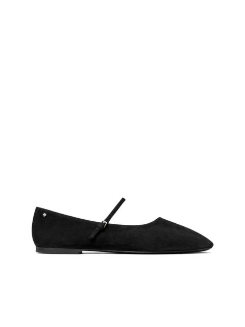 suede ballet flats