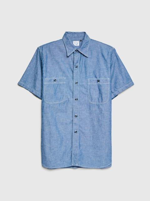 Short Sleeve Work Shirt in Chambray