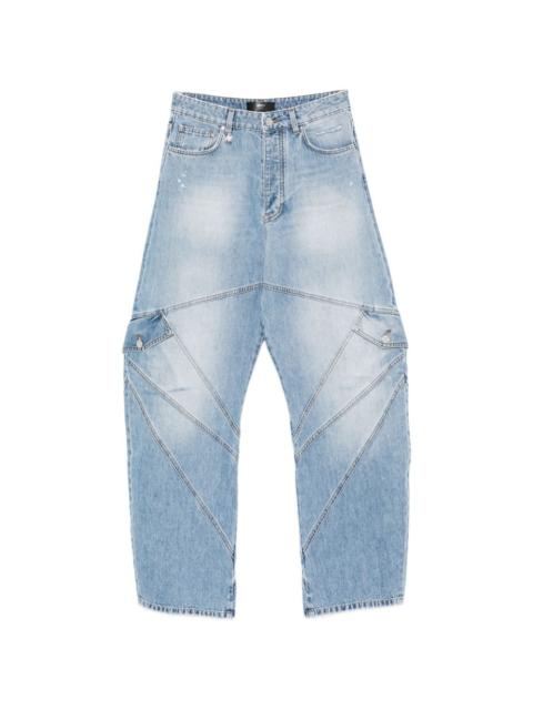 blue cargo jeans