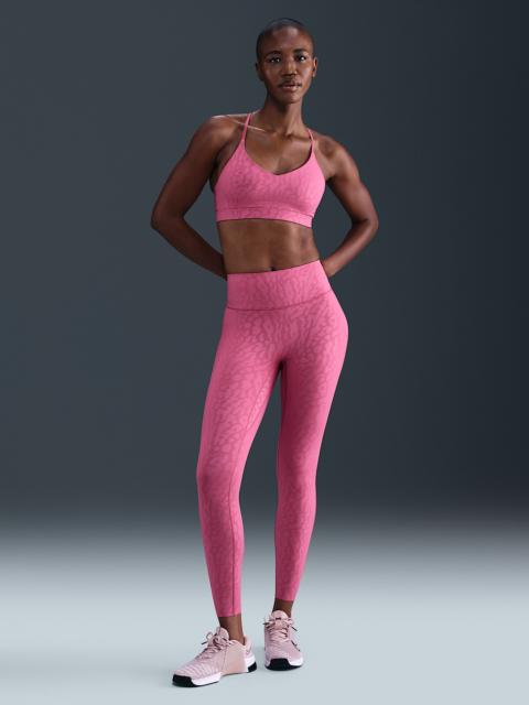 Nike Universa Women's High-Waisted Printed 7/8 Leggings with No Front Seam