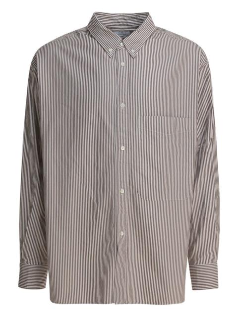 Lisa striped chest-pocket shirt
