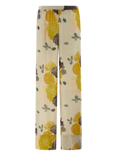 Louis print elasticated trousers