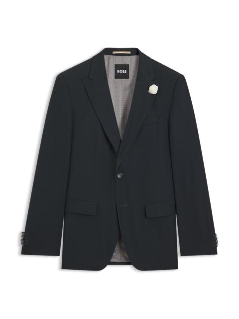 MELANGE SLIM-FIT JACKET IN A WOOL BLEND