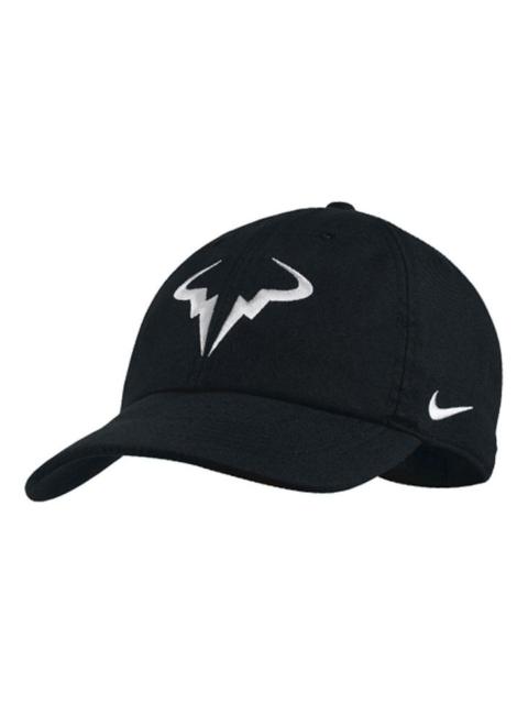 NikeCourt AeroBill Rafa Heritage86 Tennis Hat 'Black' 850666-010