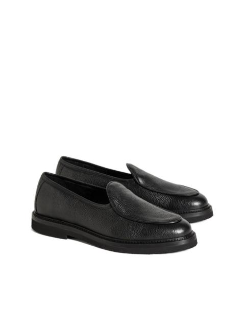 grained Alexis loafers