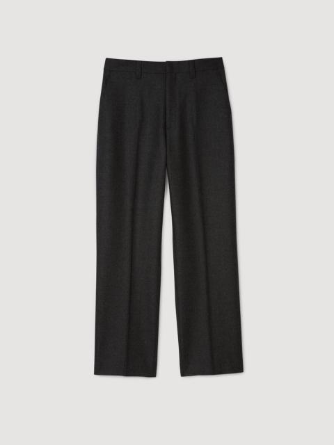 WOOL SUIT TROUSERS