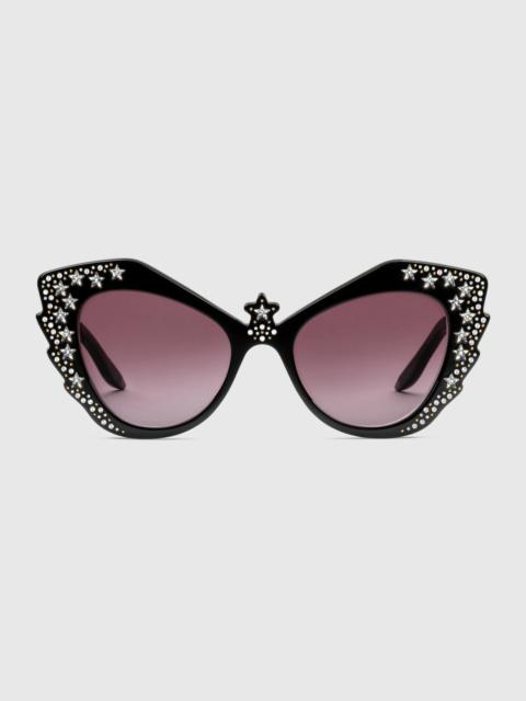 Cat-eye frame sunglasses