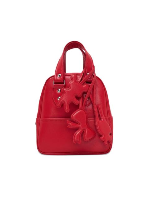 bear charm-detail shoulder bag