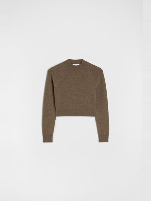 Wool Blend Cropped Sweater