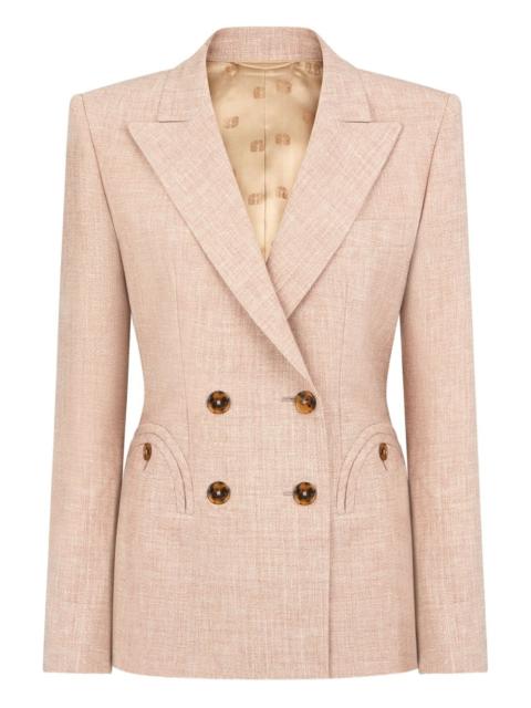 double-breasted blazer