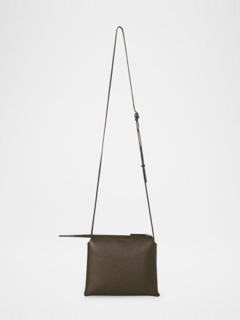 Mini Nu Twin Crossbody Bag in Deer Leather