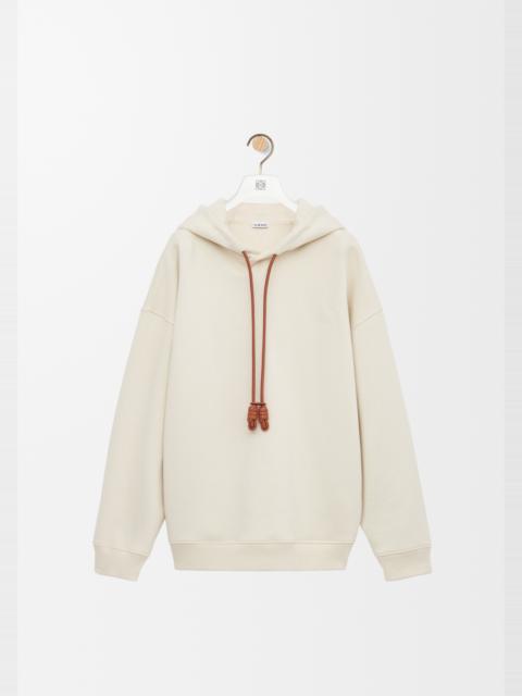 Relaxed fit hoodie in cotton