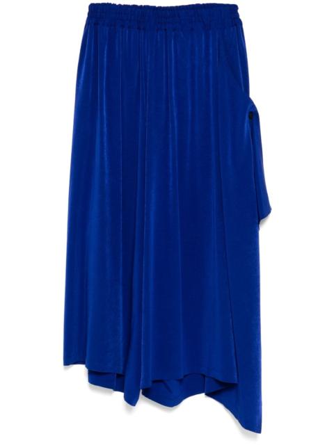 Crepe de chine side trouser