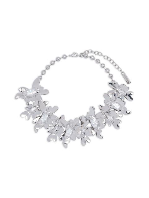 CRYSTAL CLEAR MEGA DAISY NECKLACE