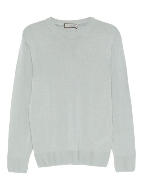 round-neck wool sweater