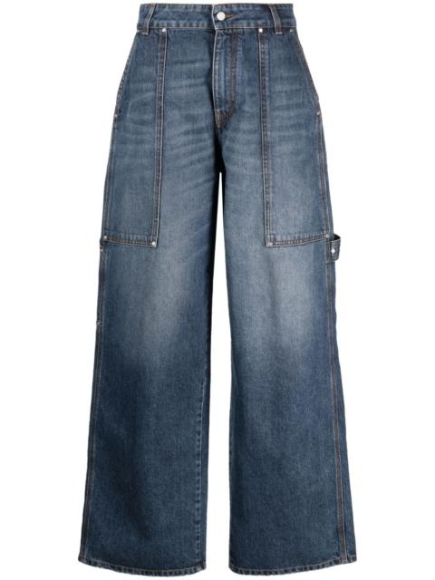 wide-leg jeans